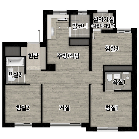 e편한세상 센텀 하이베뉴 2 e편한세상 센텀 하이베뉴 59A 평면도